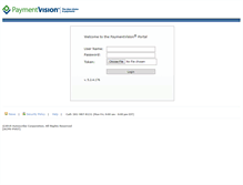 Tablet Screenshot of portal.paymentvision.com